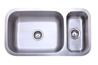 Gourmetier KU321897DBN Undermount Double Bowl Kitchen Sink Kitchen Sink Kingston Brass Default Title